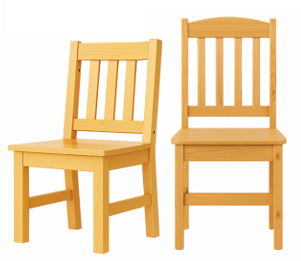 Roundback & Squareback Chair